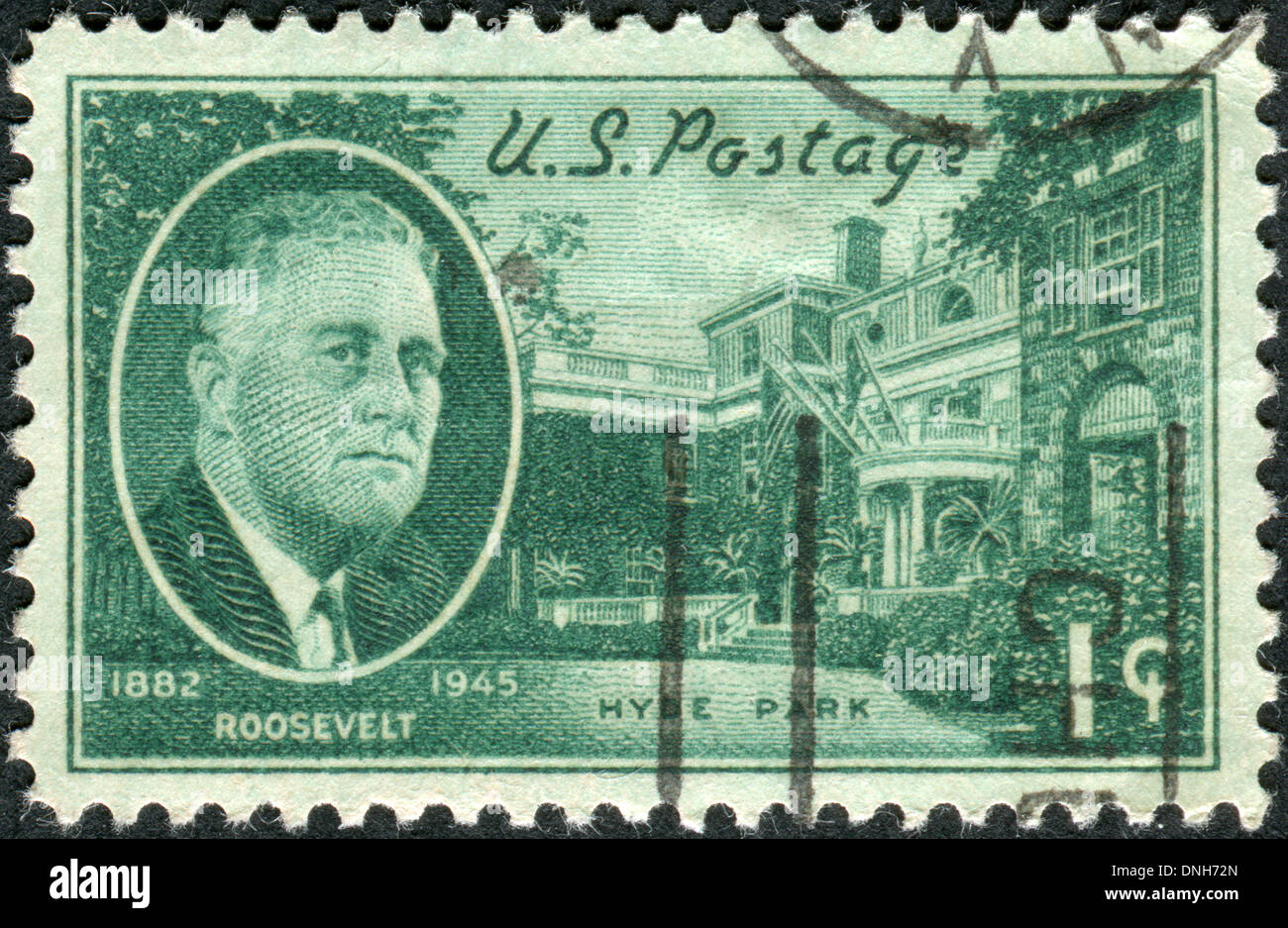 President franklin roosevelt stamp collection hi-res stock photography ...