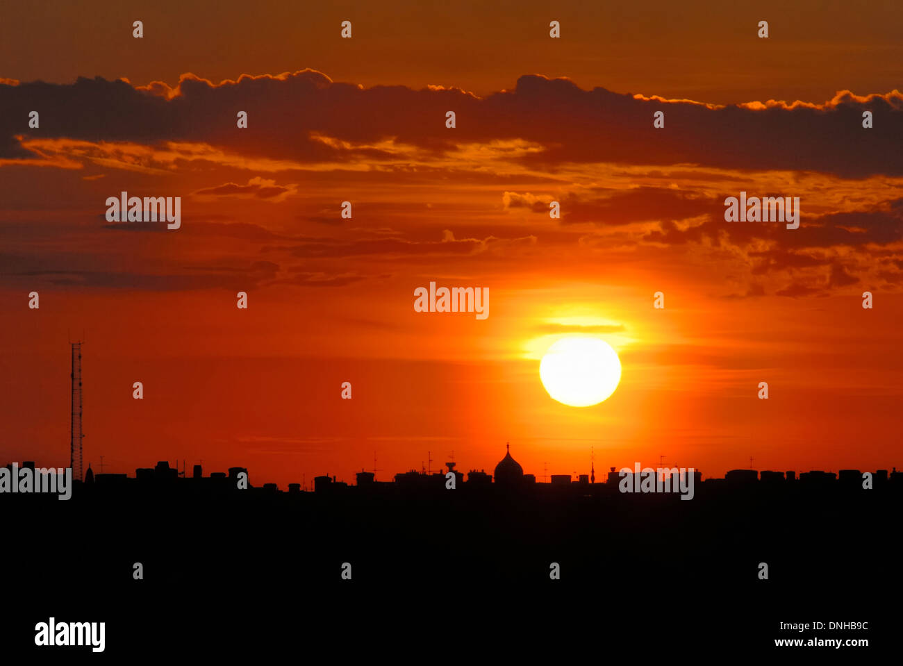 Stockholm sunset skyline hi-res stock photography and images - Alamy