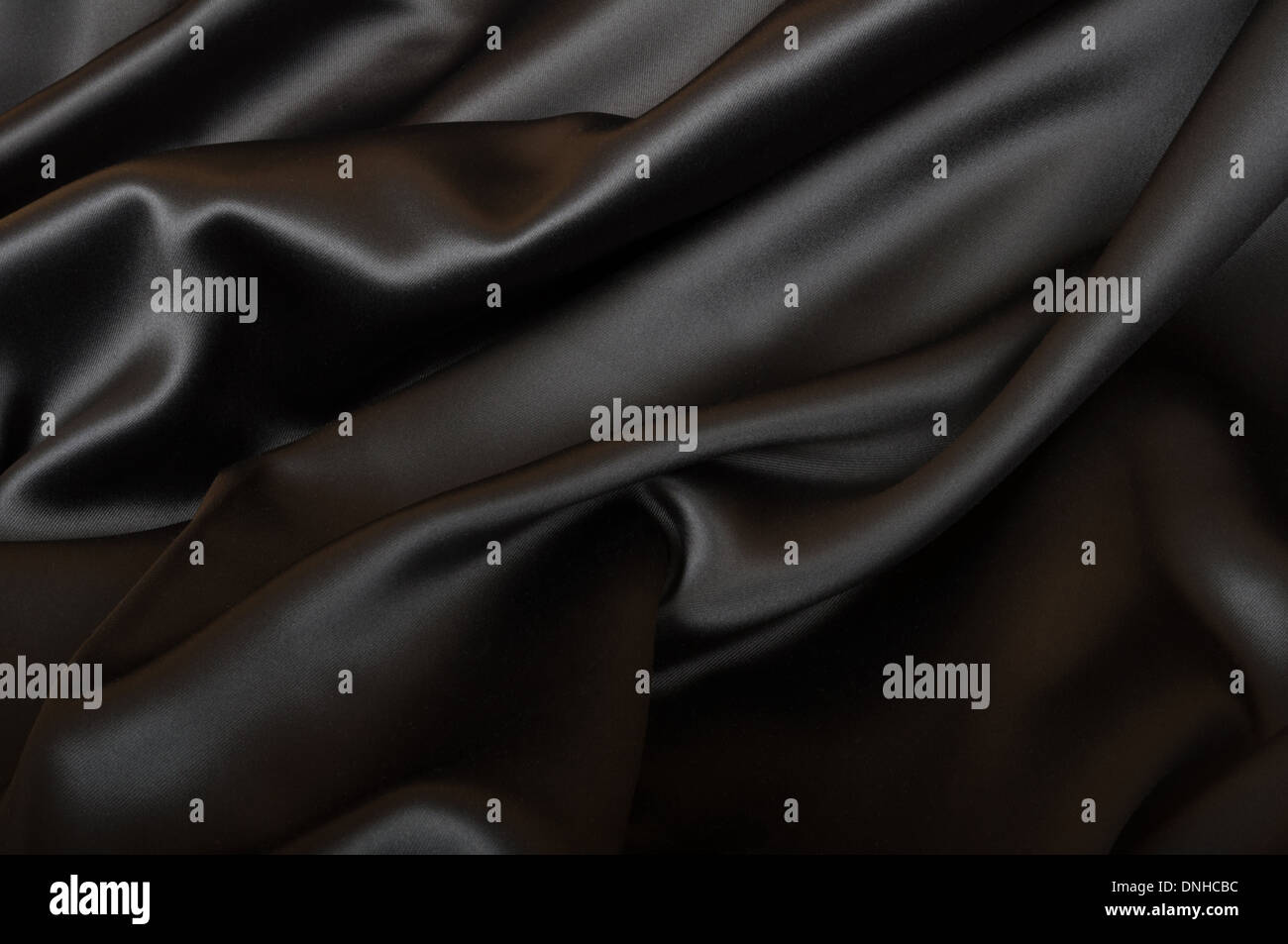 Black glossy silk hi-res stock photography and images - Alamy