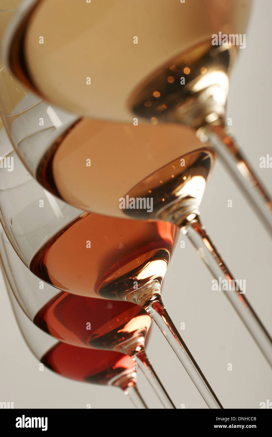 COLORS OF ROSE, WINE TASTING Stock Photo Alamy