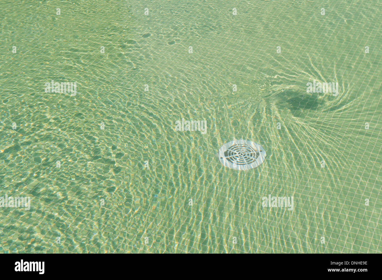 Whirlpool in swimming pool water Stock Photo Alamy