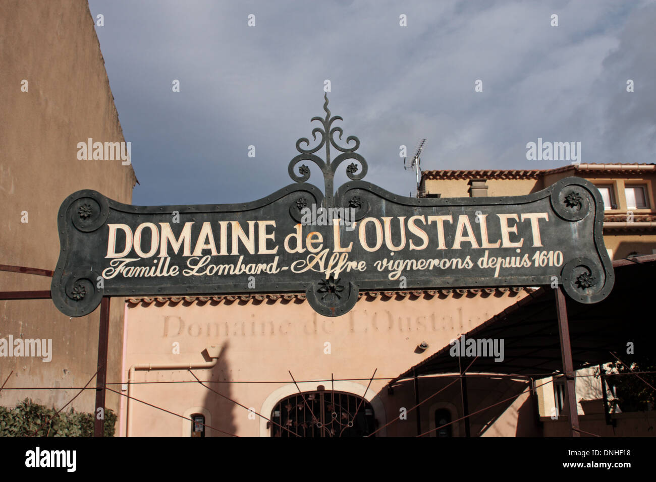 Domaine de L'Oustalet Gruissan Languedoc-Roussillon France Stock Photo