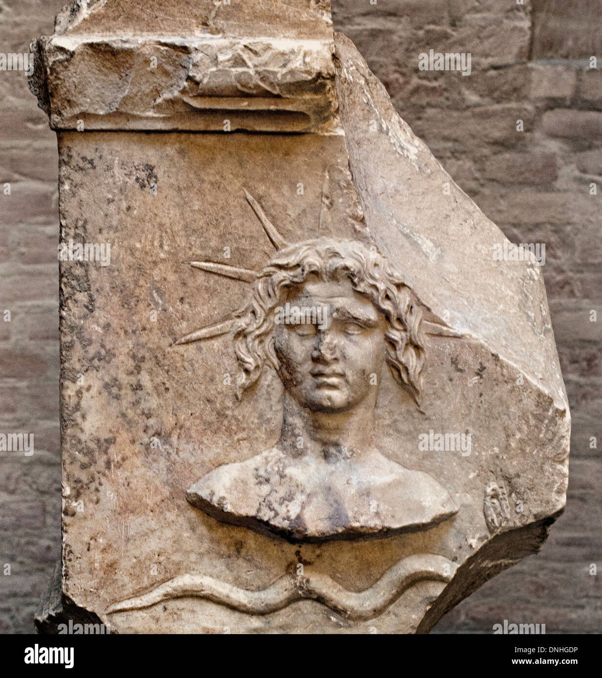 Roman Man 150-250 AD Rome Italy Italian Stock Photo