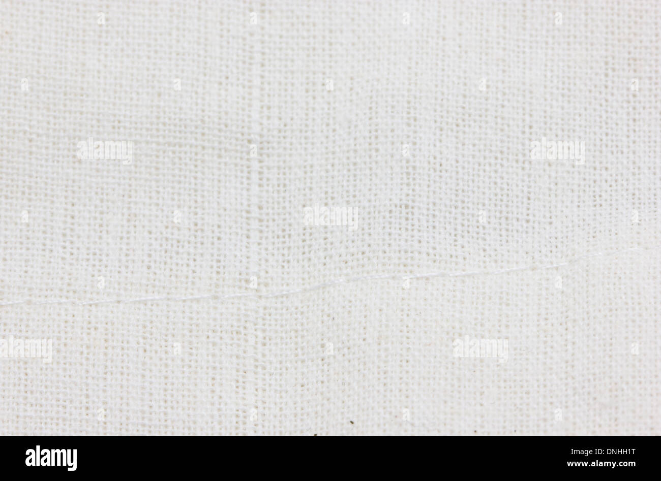 White Fabric Texture Or Background. Stock Photo