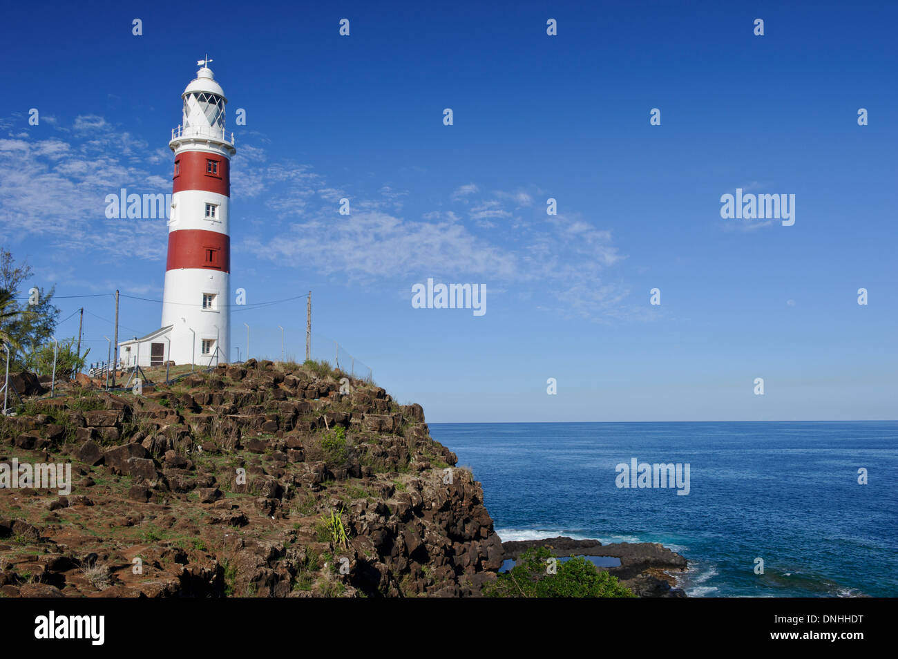 Albion lighthouse, Mauritius. Albion is located on the west coast of