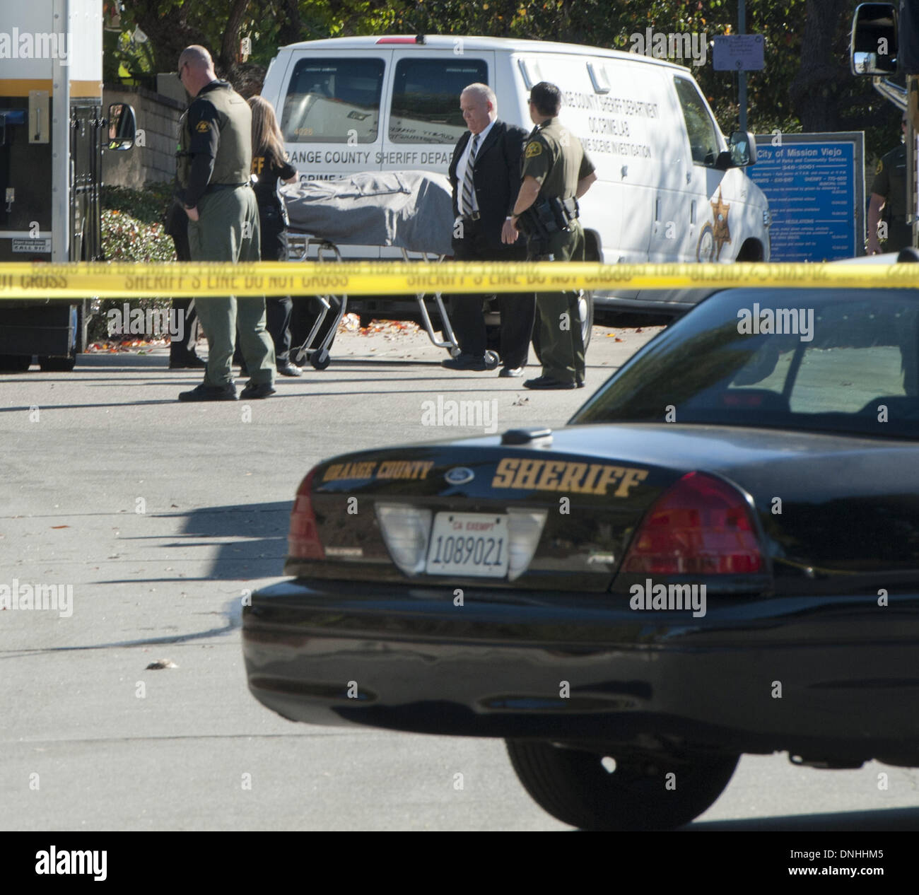 Mission Viejo, California, USA. 29th Dec, 2013. Orange County Sheriff's
