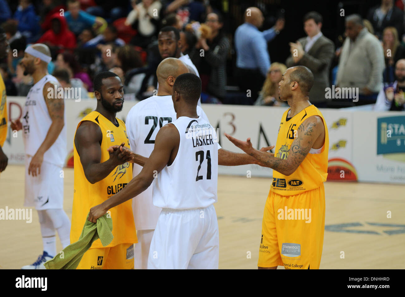 London, UK. 29th December 2013. British Basketball League, The London