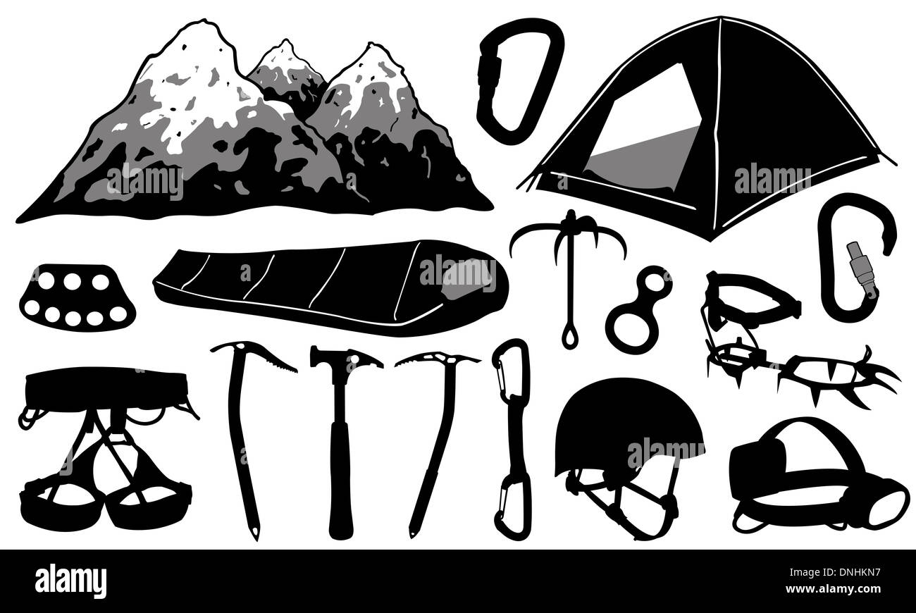 Drawing climbing mountain hires stock photography and images Alamy