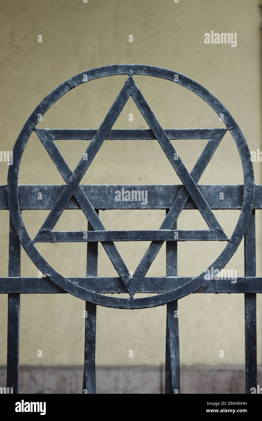 Star of David, the Judaic religion symbol Stock Photo