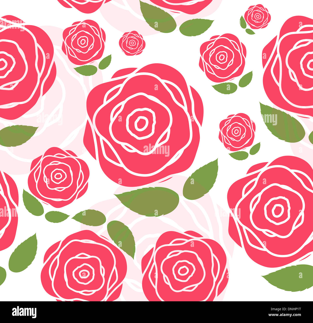 Floral Seamless Pattern Background for Wedding and Birthday. Vector ...