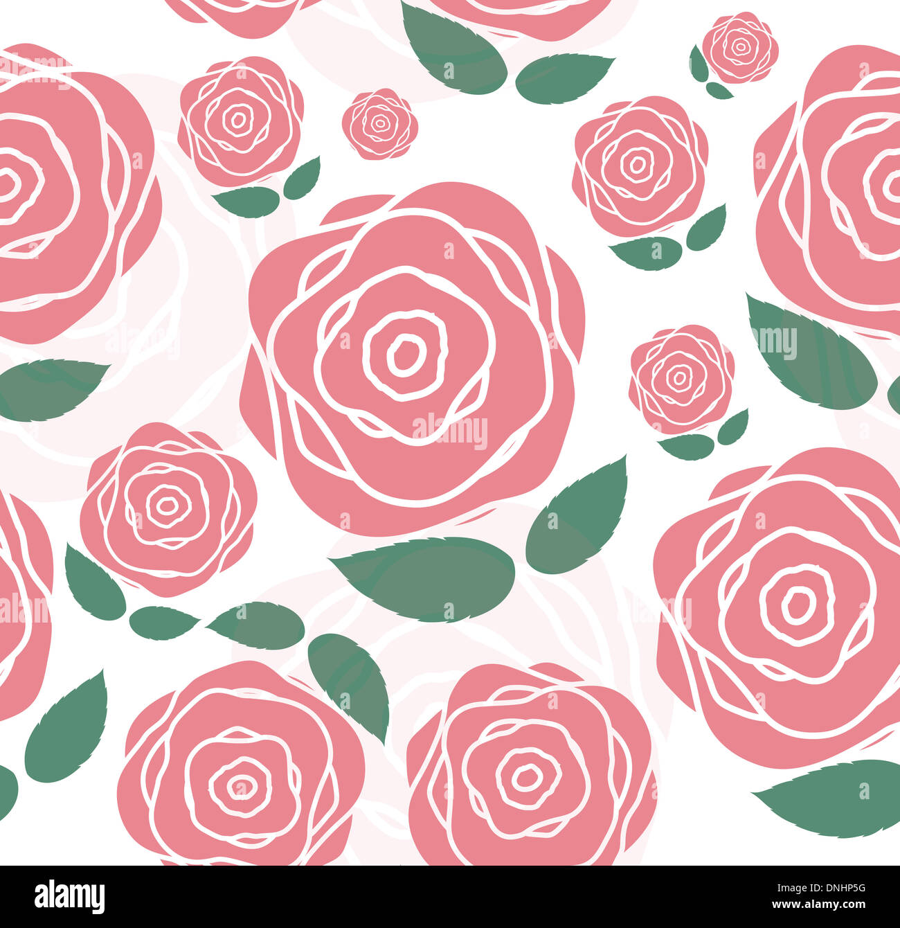 Floral Seamless Pattern Background for Wedding and Birthday. Vector ...
