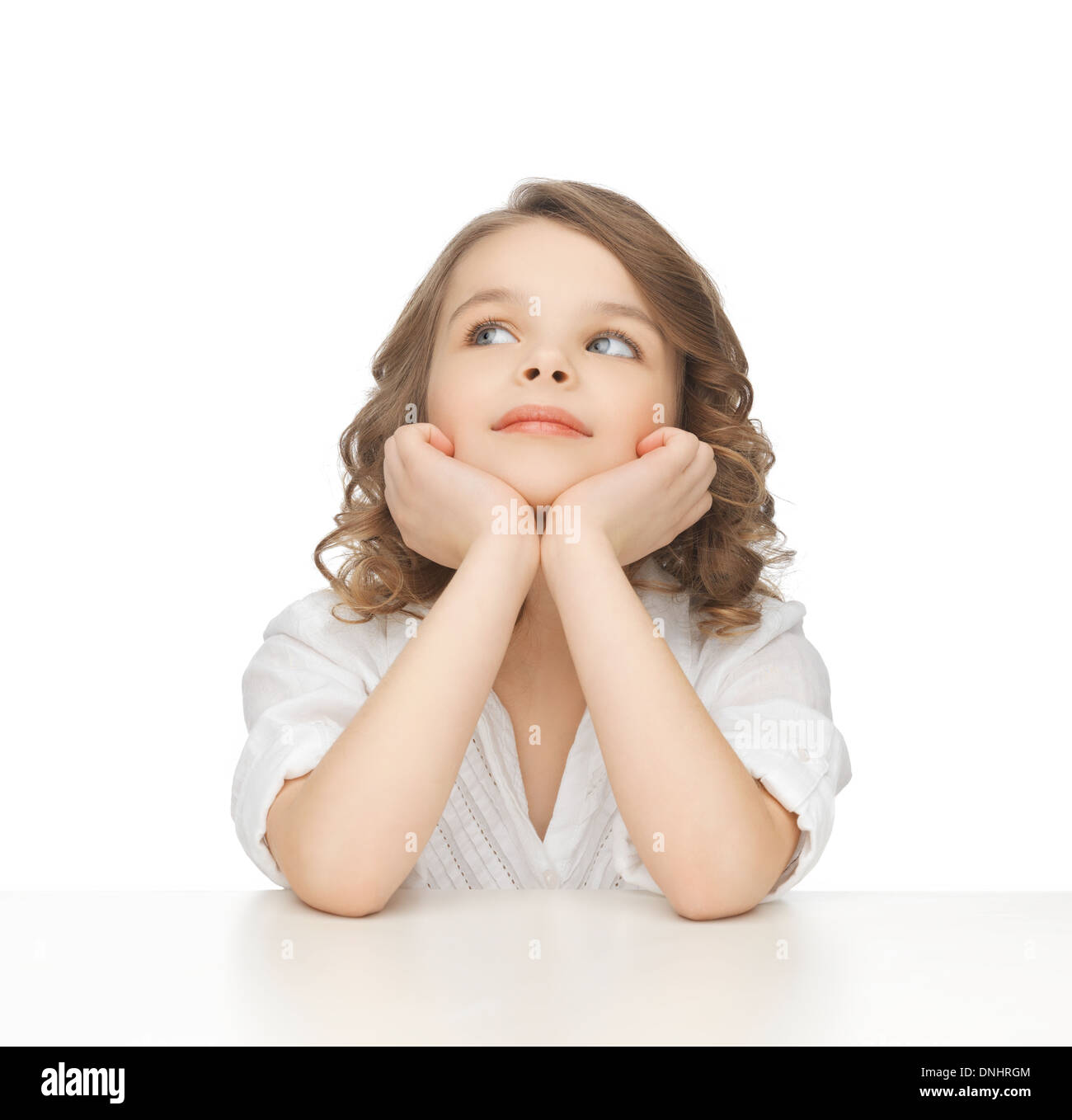 Girl pre teen isolated hi-res stock photography and images - Alamy
