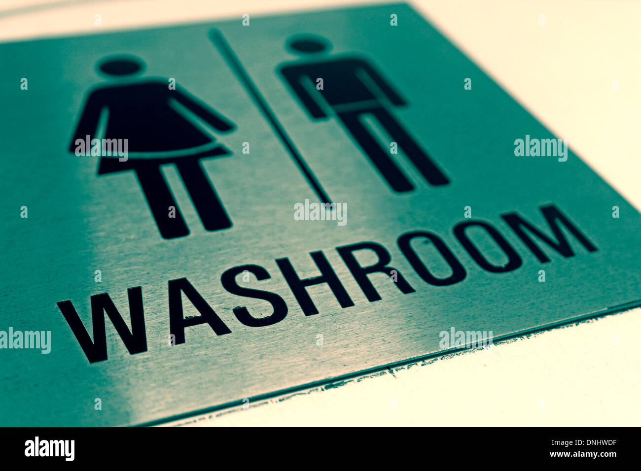 Public bathroom sign hi-res stock photography and images - Alamy