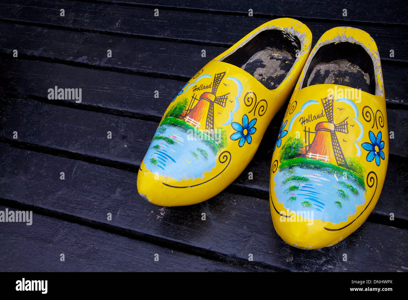 Wooden clogs shoes, Netherlands, Europe Stock Photo Alamy