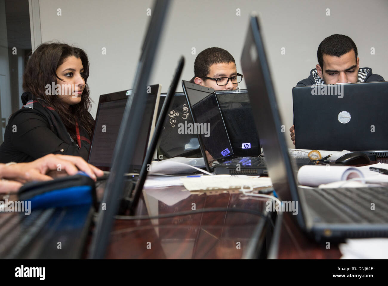 STUDENTS AT THE PARISDAUPHINE UNIVERSITY, LEONARD DE VINCI