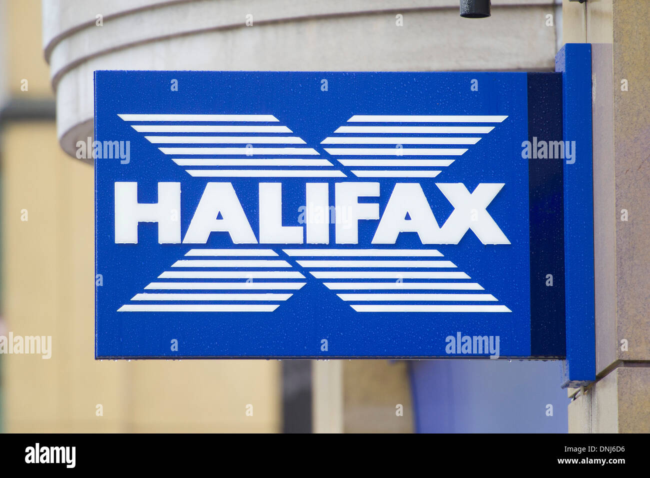 Halifax bank sign and logo Stock Photo Alamy