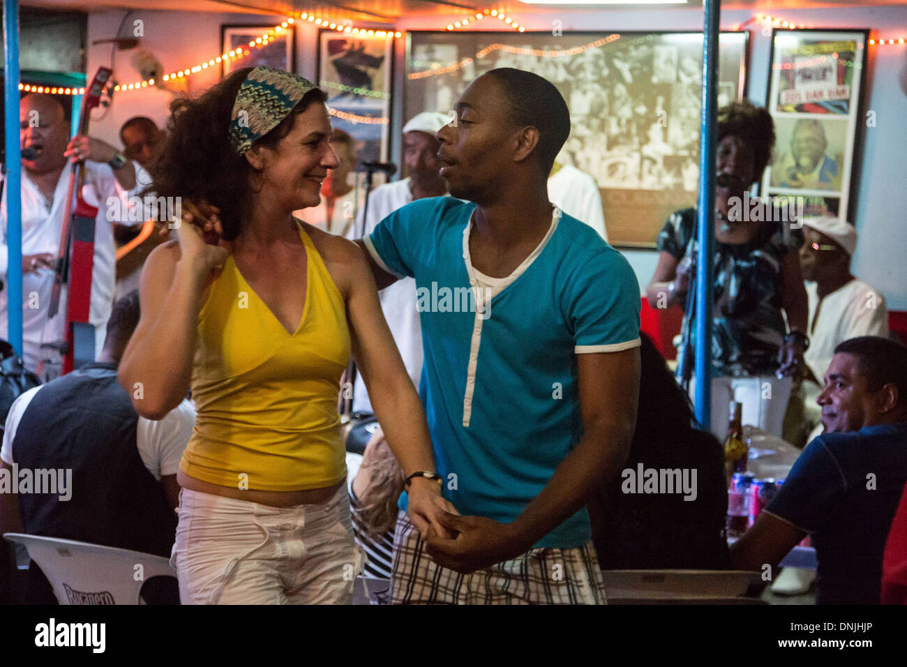 DANCERS IN A MUSIC BAR, CALLE SAN MIGUEL, HABANA CENTRO, HAVANA, CUBA