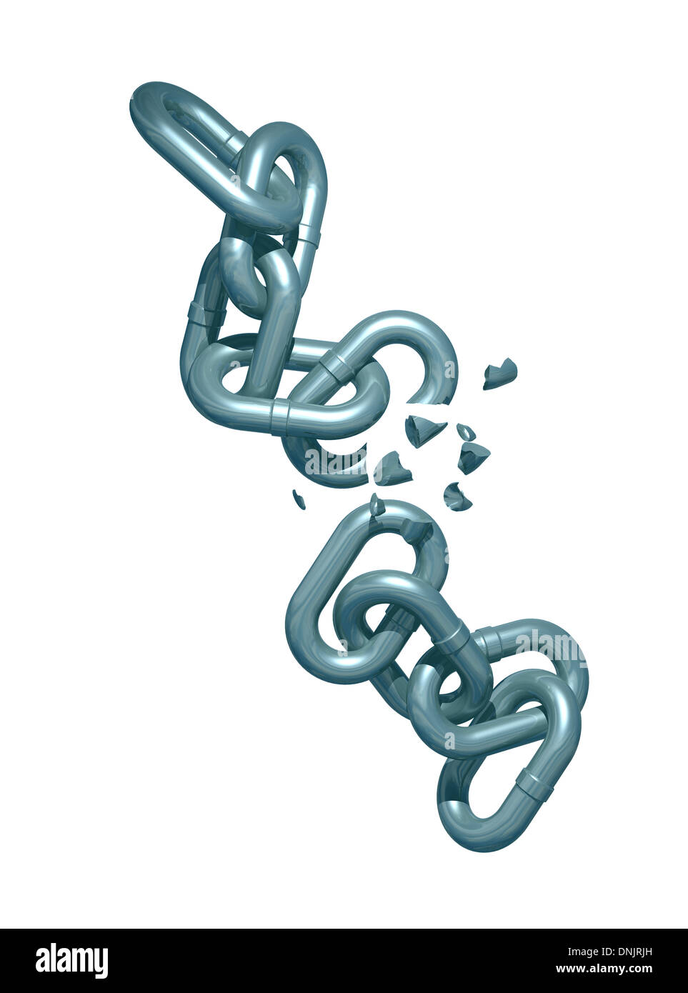 Silver chain attached Cut Out Stock Images & Pictures - Alamy