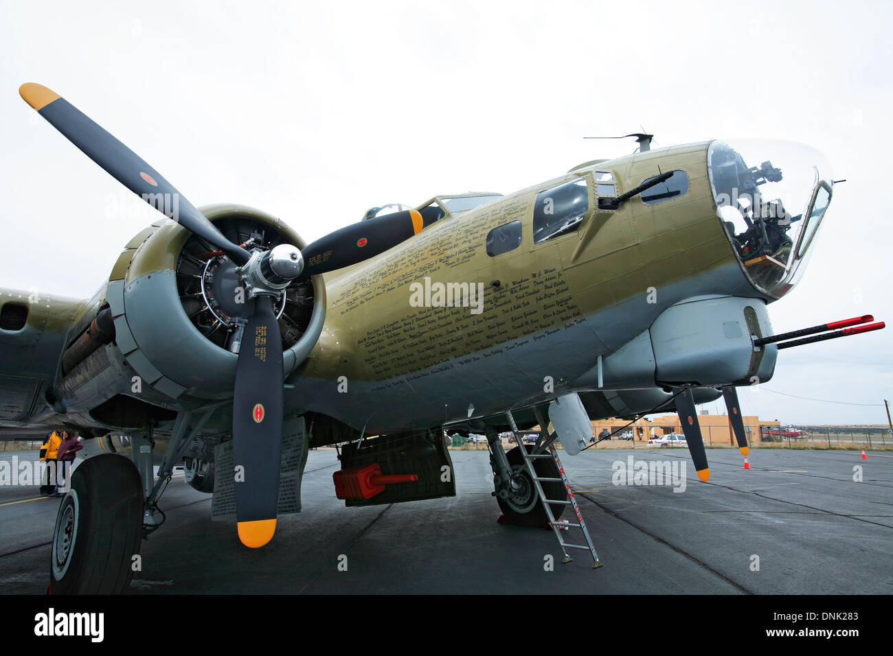 B-17 'Flying Fortress' WWII airplane, Santa Fe, New Mexico USA Stock Photo