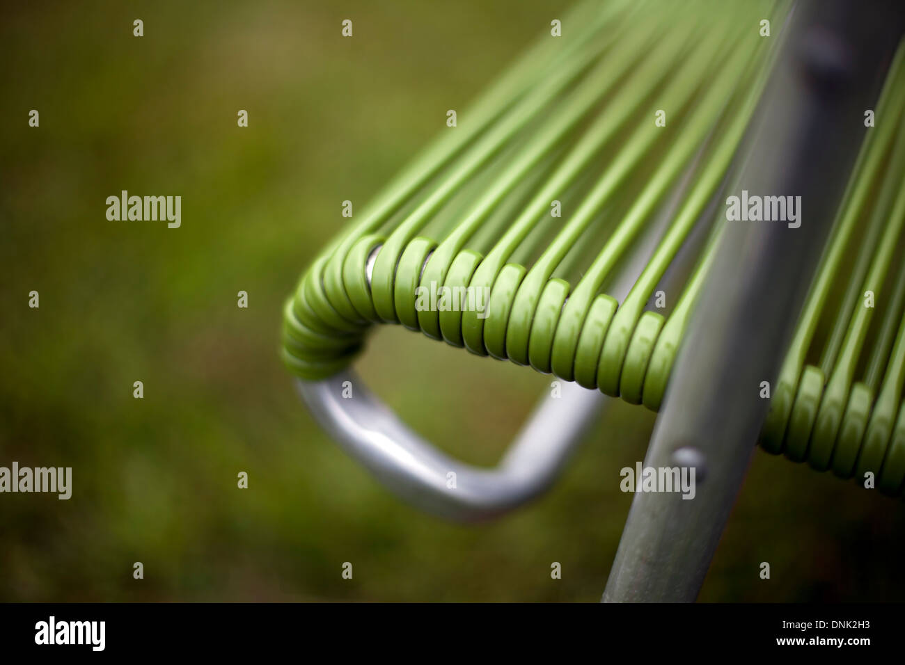 detail of a lawn chair Stock Photo Alamy