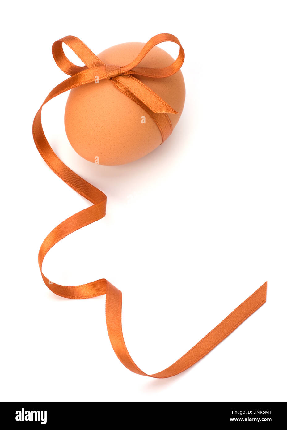 Easter egg with festive bow isolated on white background Stock Photo ...
