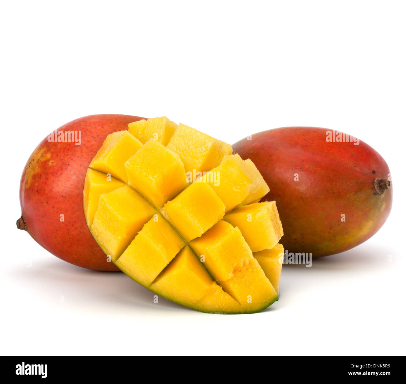Mango fruit isolated on white background Stock Photo - Alamy