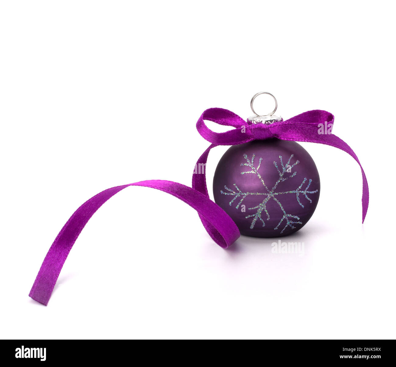 Christmas ball isolated on white background Stock Photo - Alamy