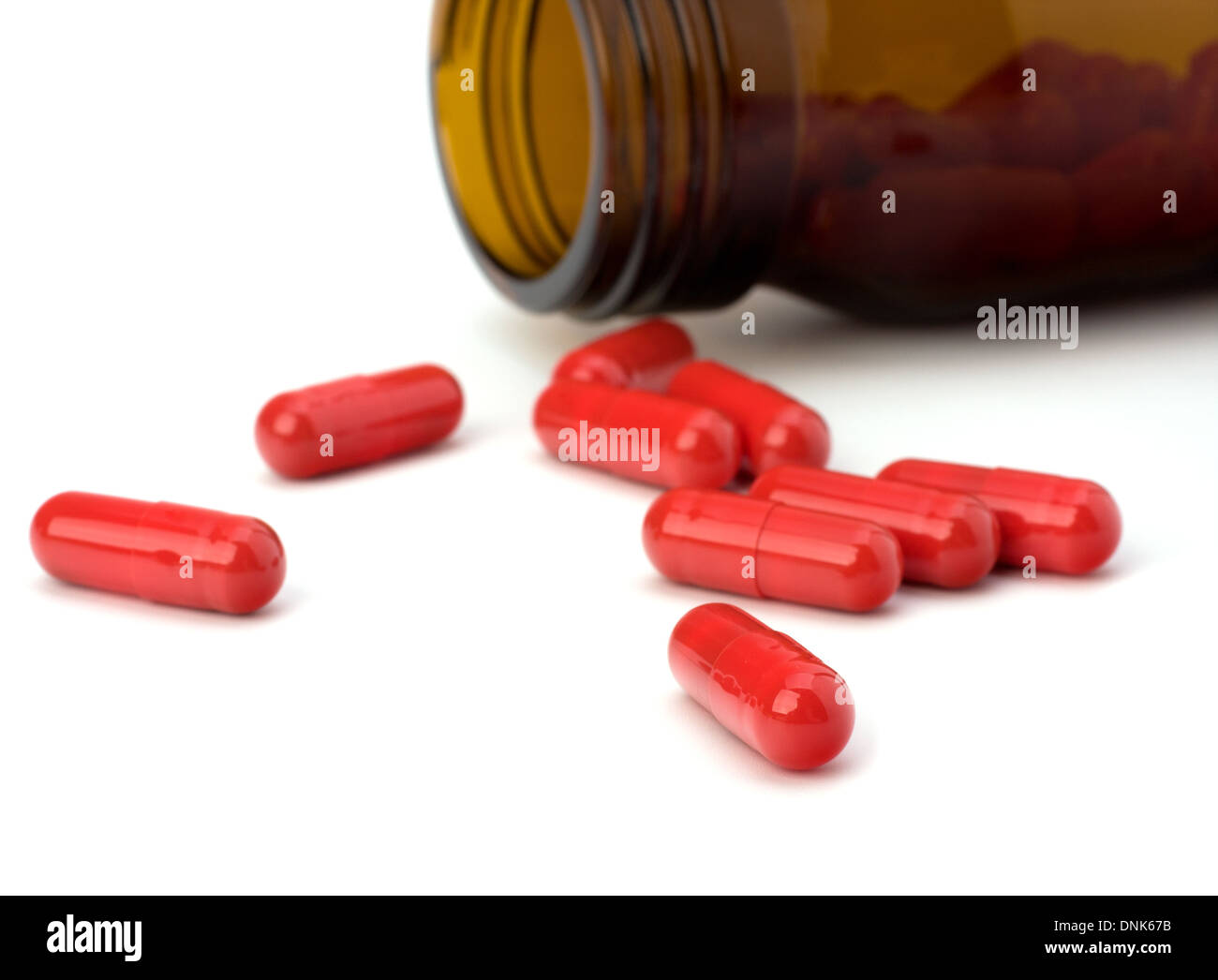 Drug in vial isolated on white background Stock Photo Alamy