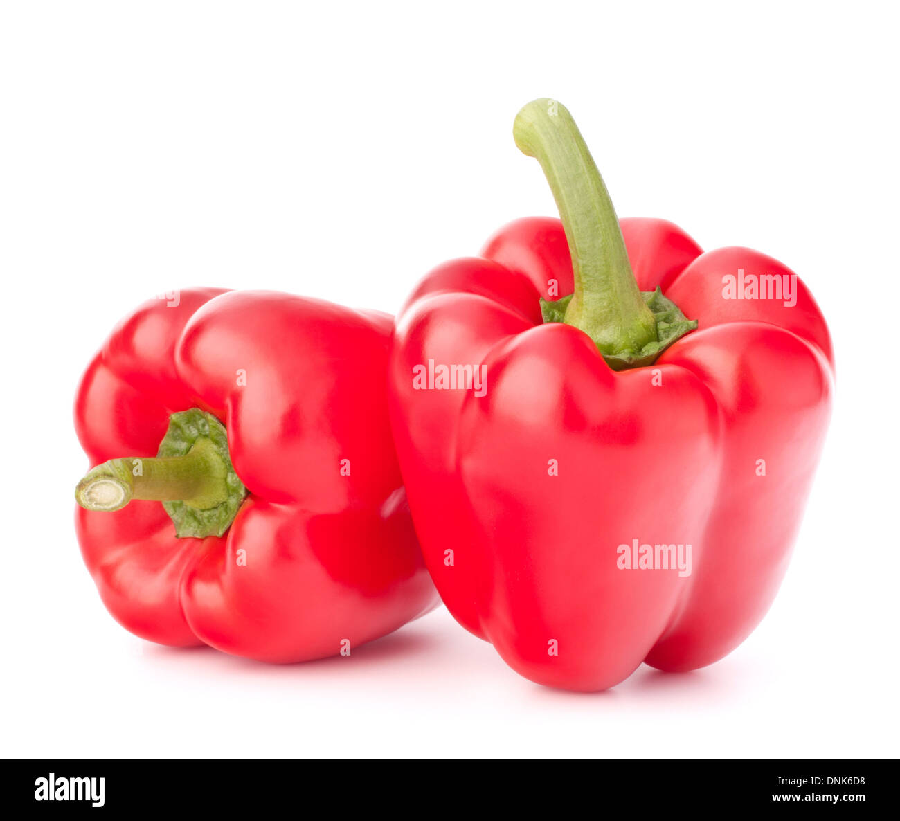 Sweet red pepper isolated on white background cutout Stock Photo - Alamy