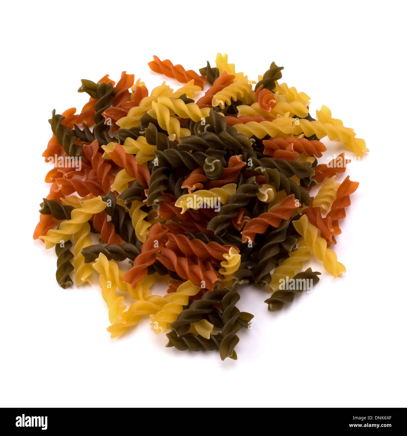 Italian pasta isolated on white background Stock Photo - Alamy