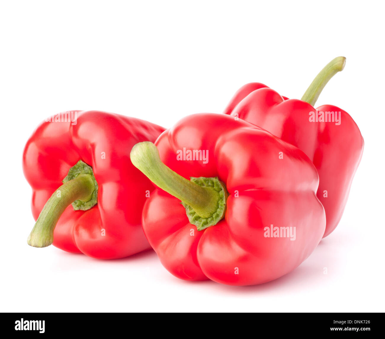 Sweet red pepper isolated on white background cutout Stock Photo - Alamy