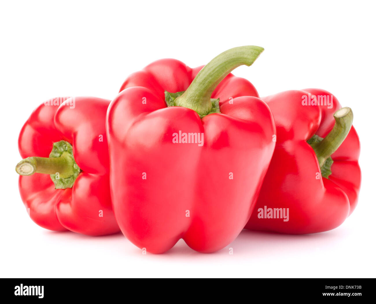 Sweet red pepper isolated on white background cutout Stock Photo - Alamy