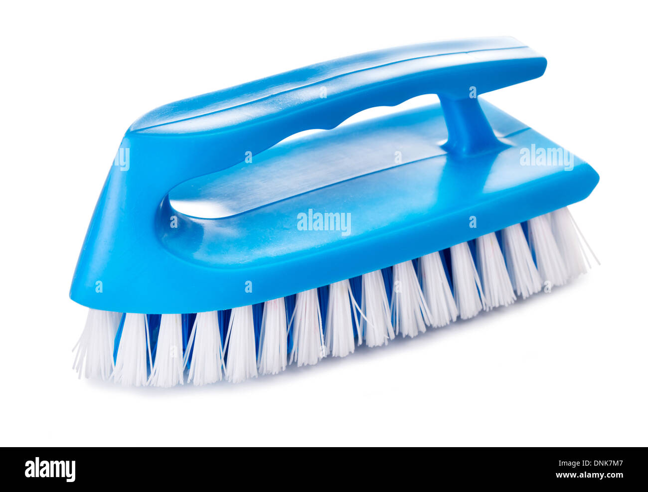 blue clothes brush, isolated on white background Stock Photo - Alamy