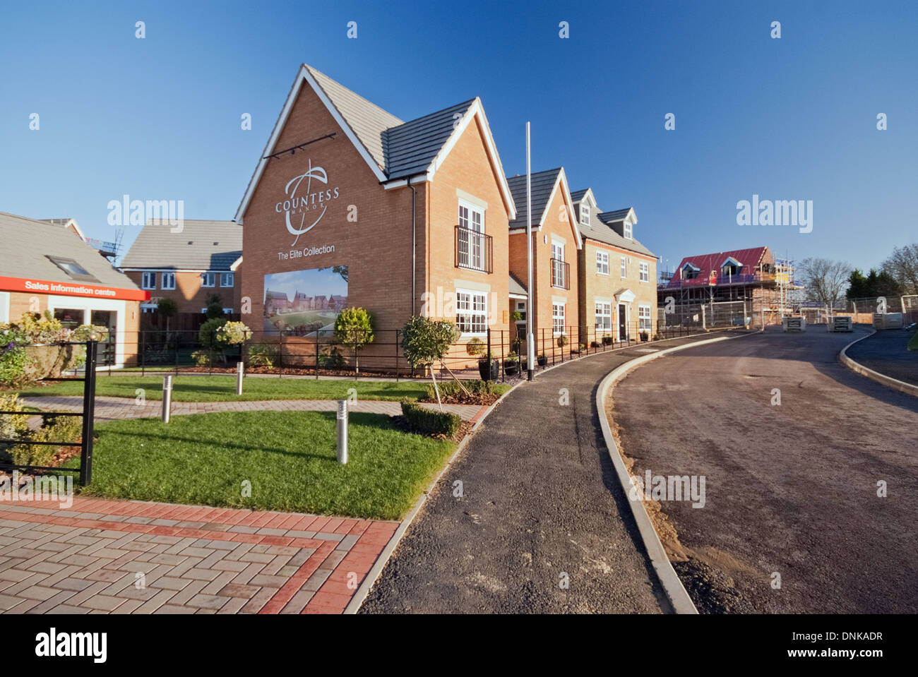 New Housing Development Countess Manor Moulton Northamptonshire Stock