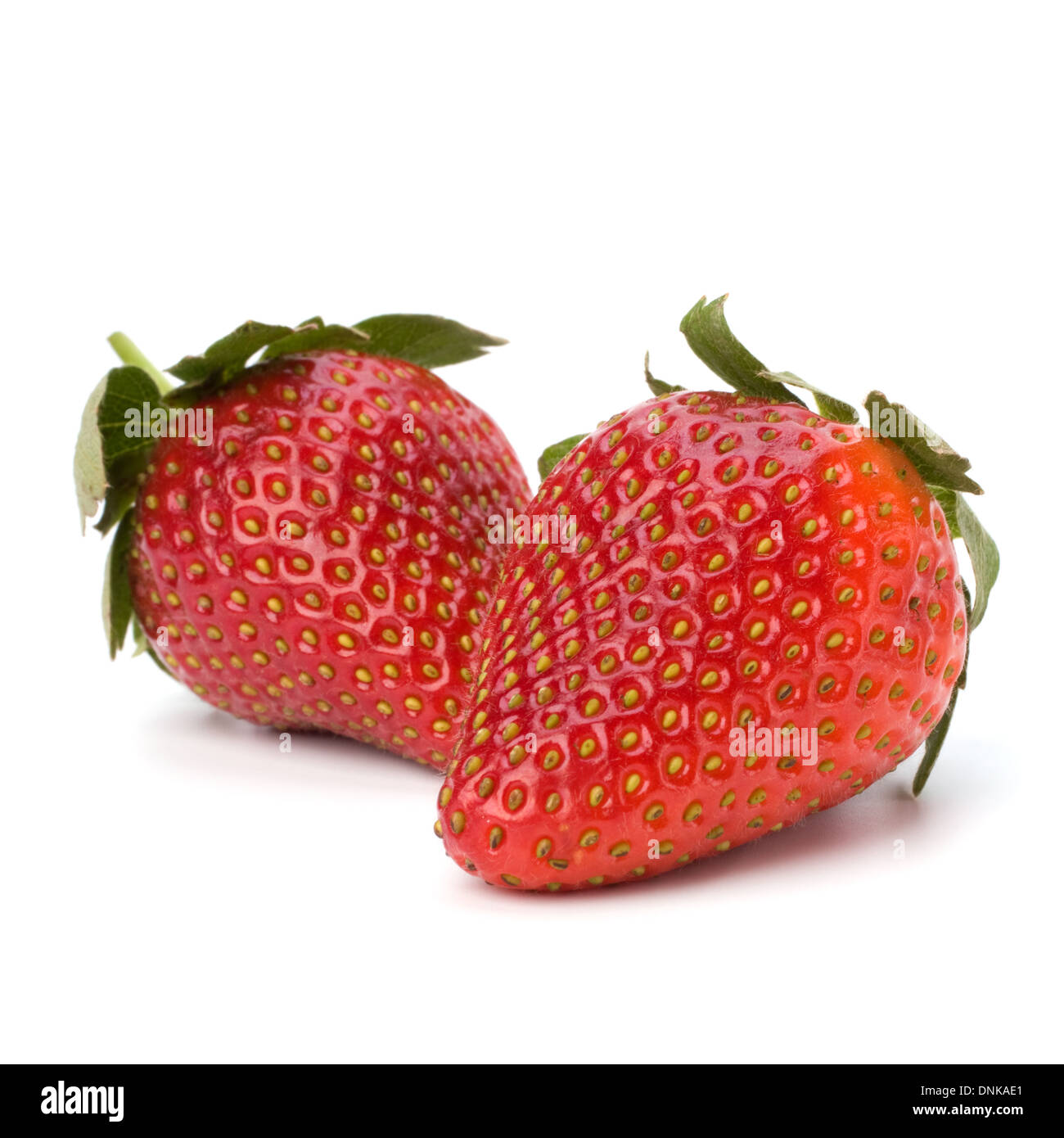 Strawberries isolated on white background Stock Photo - Alamy
