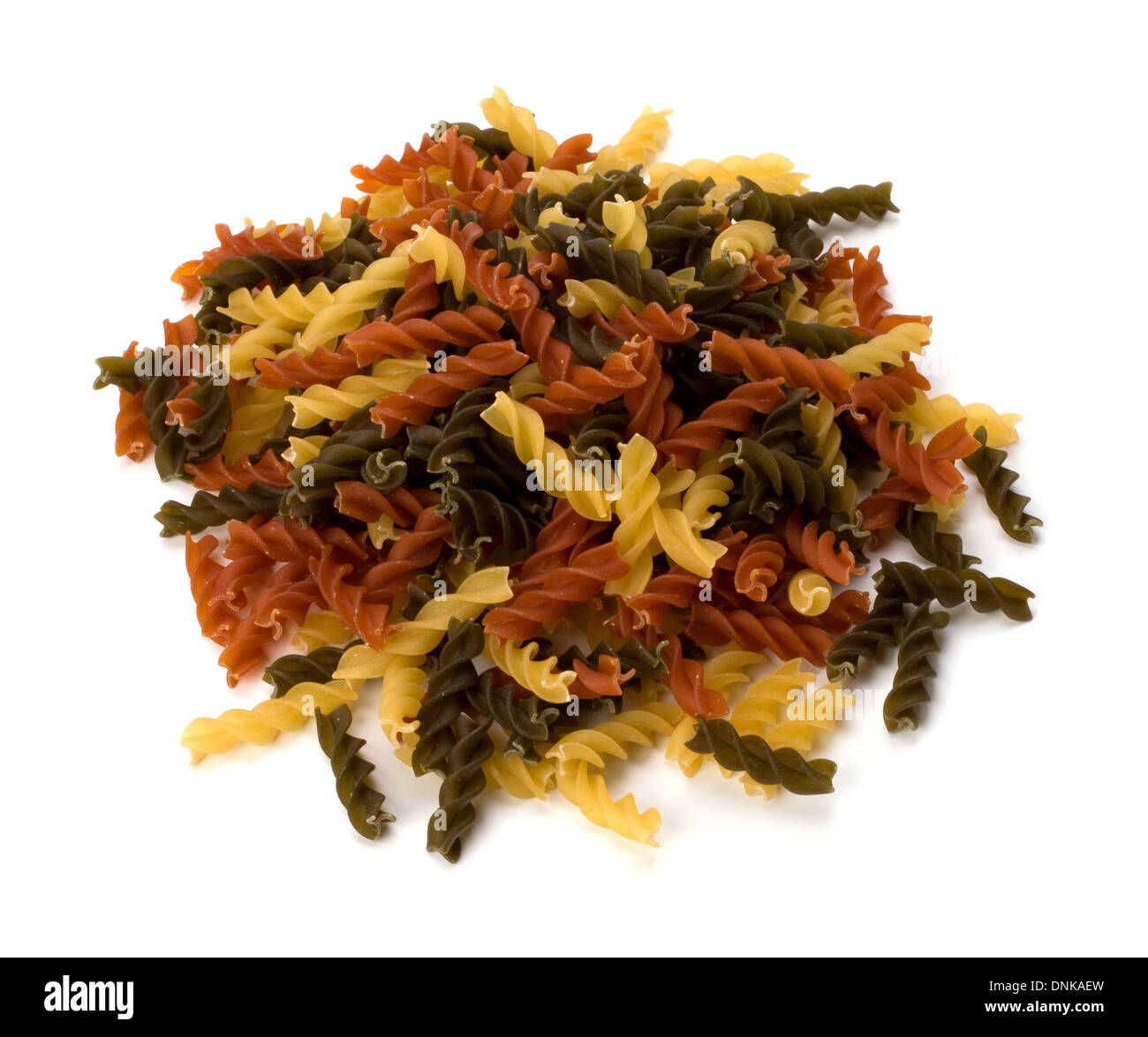 Italian pasta isolated on white background Stock Photo - Alamy