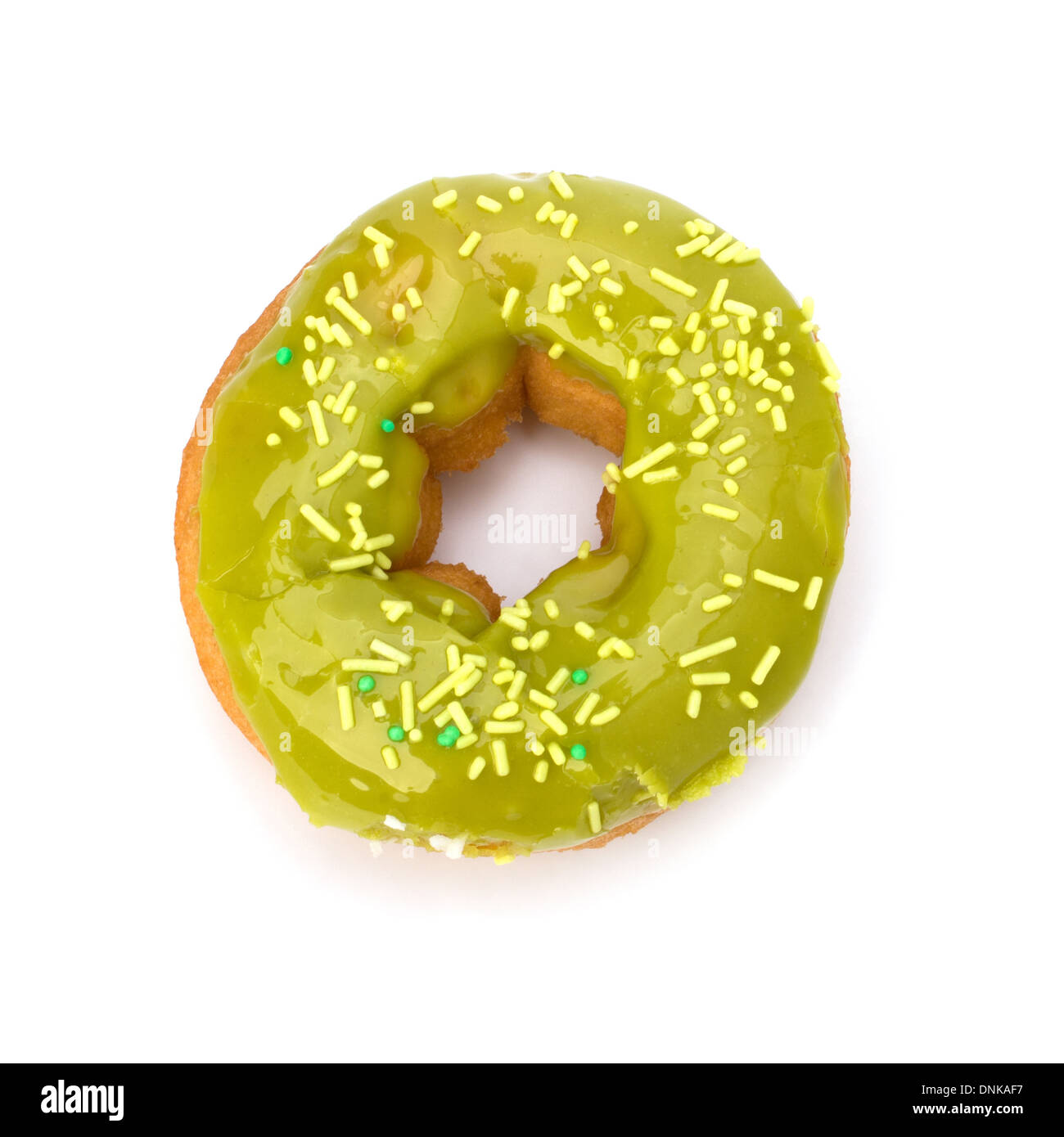 Delicious doughnut isolated on white background Stock Photo - Alamy