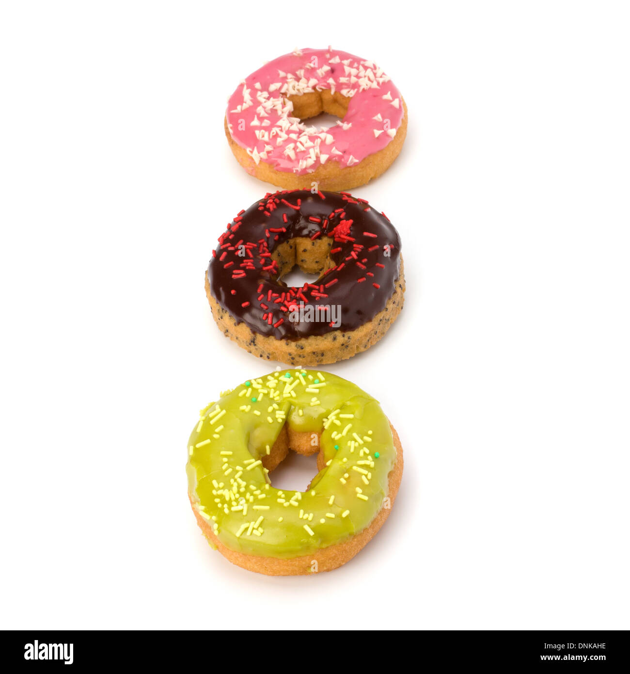 Delicious doughnut isolated on white background Stock Photo - Alamy