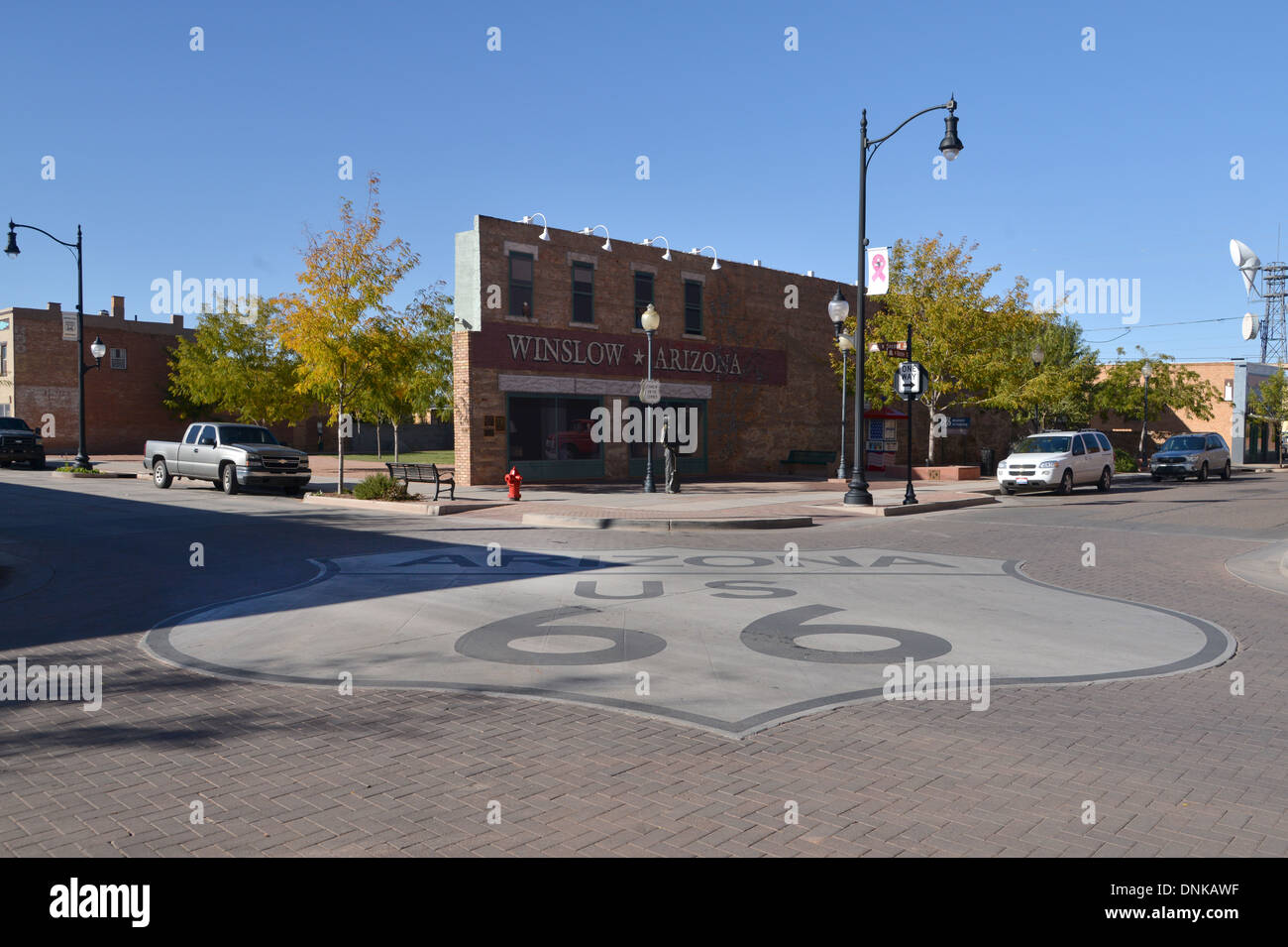 Standing on the corner in winslow arizona hires stock photography and