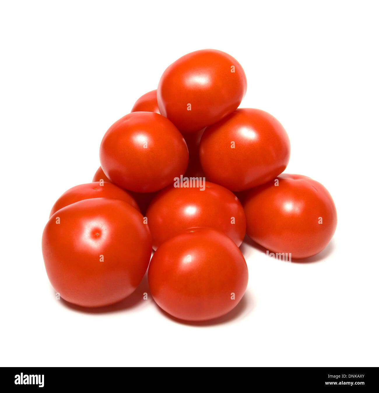 red tomato isolated on white background Stock Photo - Alamy