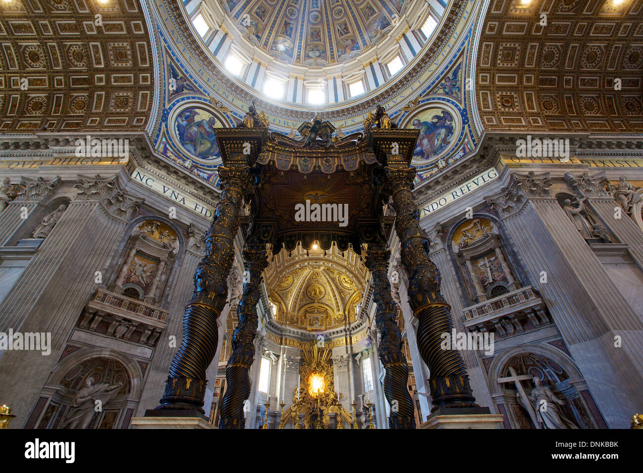 St. Peter's Basilica in Vatican City Stock Photo