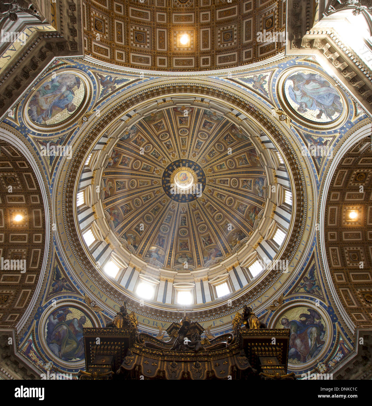 St. Peter's Basilica in Vatican City Stock Photo