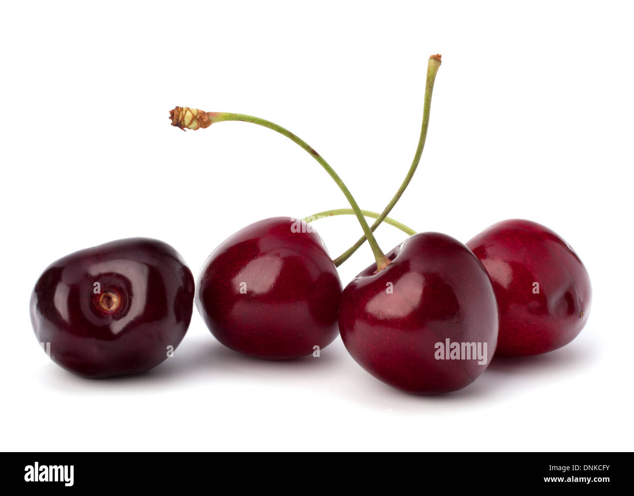 Cherry isolated on white background Stock Photo - Alamy