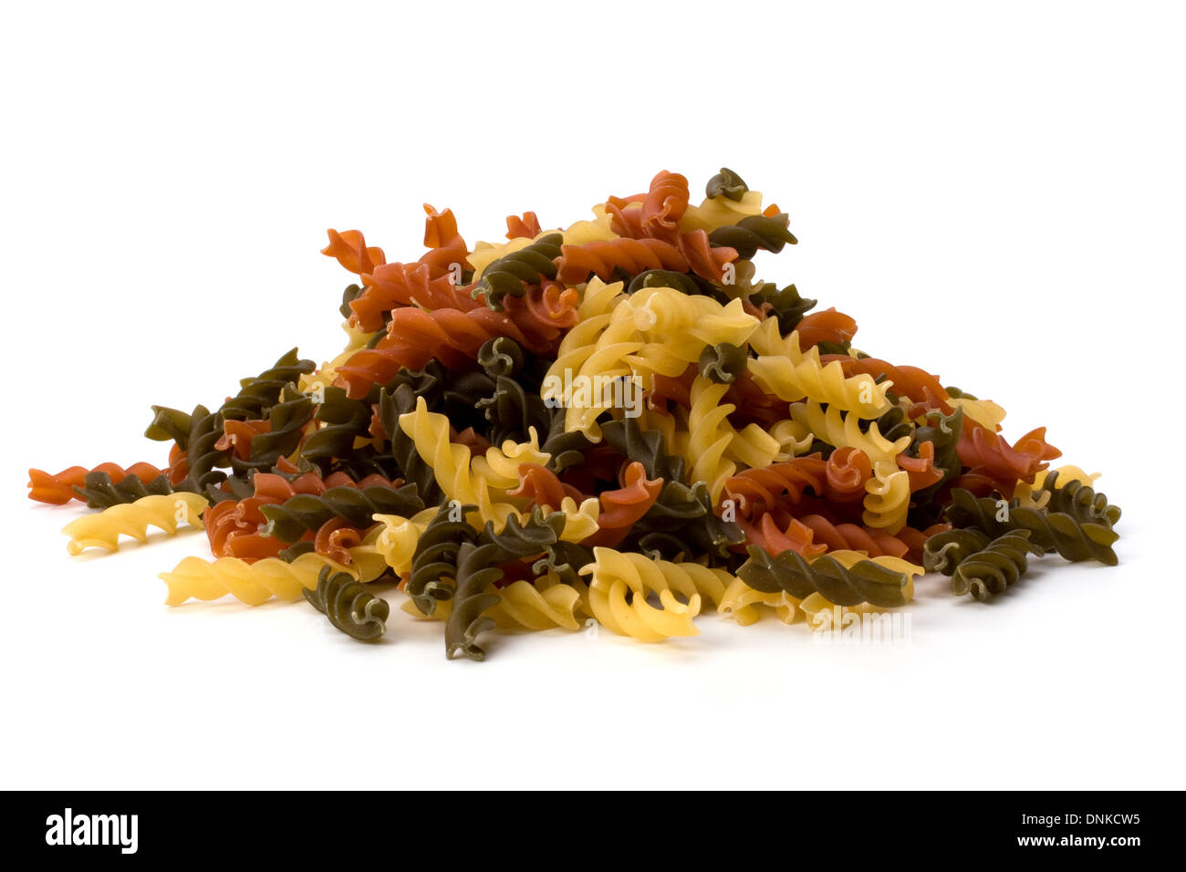 Italian pasta isolated on white background Stock Photo - Alamy
