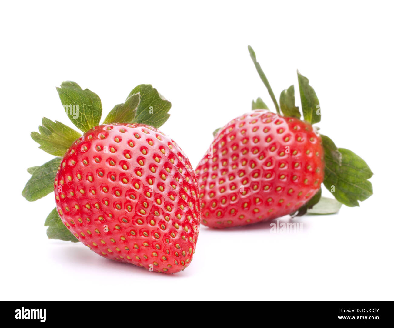 Strawberry isolated on white background cutout Stock Photo - Alamy