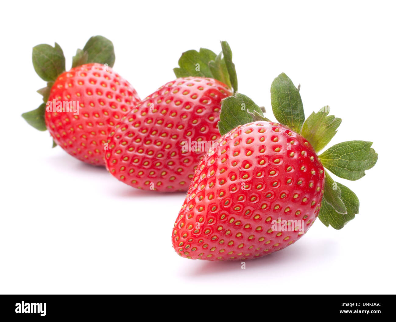 Strawberry isolated on white background cutout Stock Photo - Alamy
