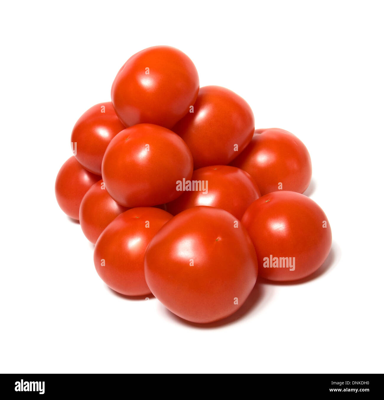 red tomato isolated on white background Stock Photo - Alamy