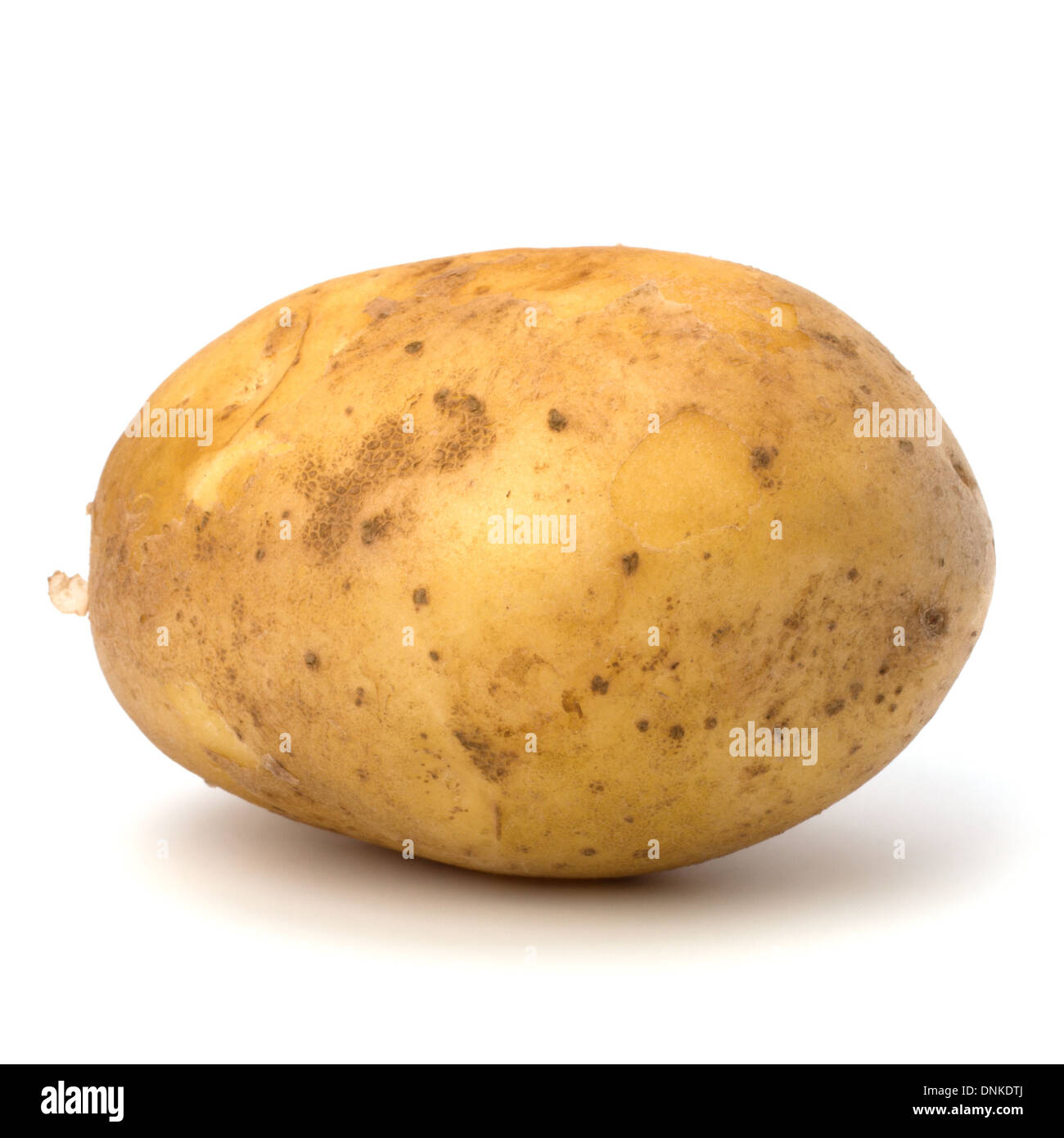 potato isolated on white background close up Stock Photo