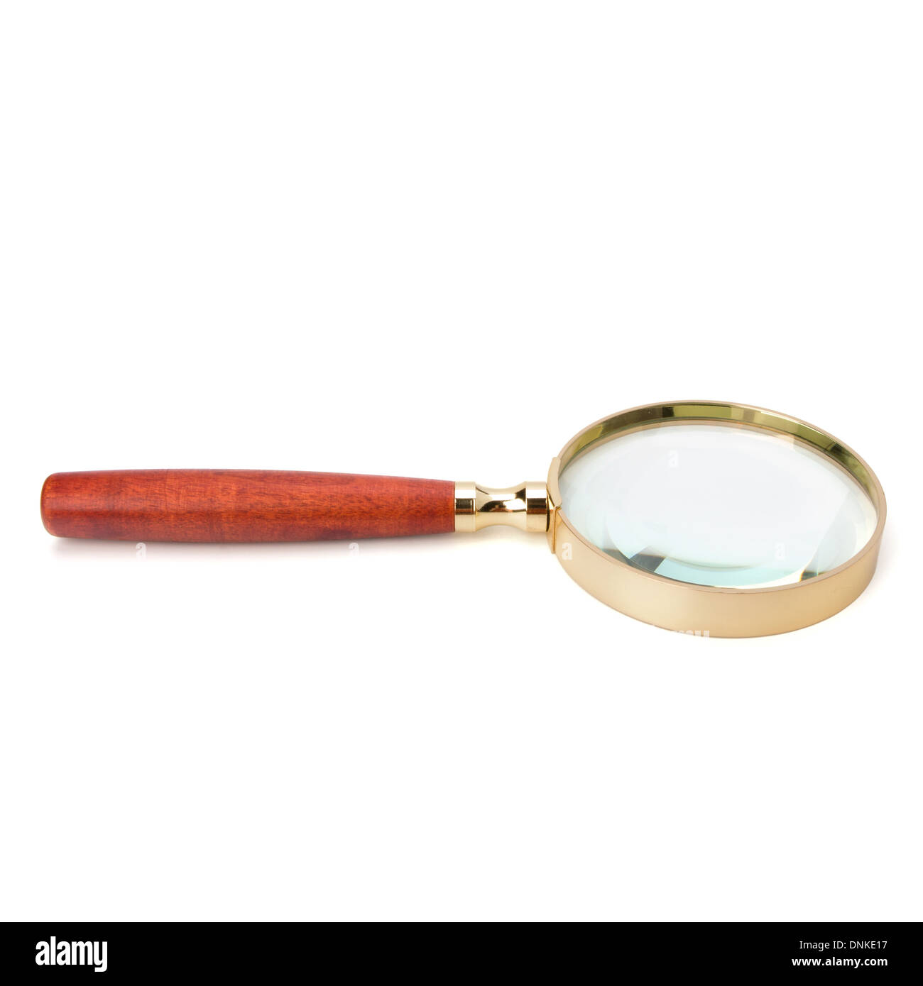 hand magnifier isolated on white background Stock Photo - Alamy