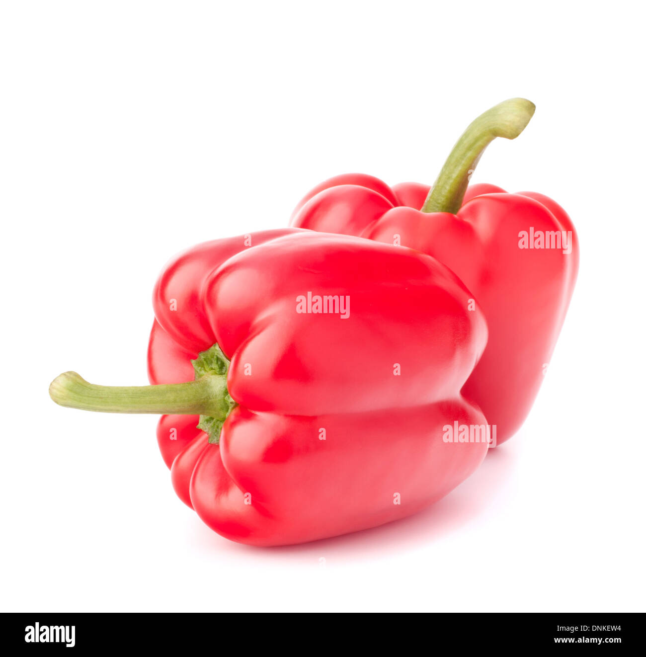 Sweet red pepper isolated on white background cutout Stock Photo - Alamy